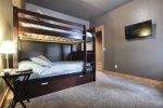 Lower Level Bedroom 5 with bunks and trundle